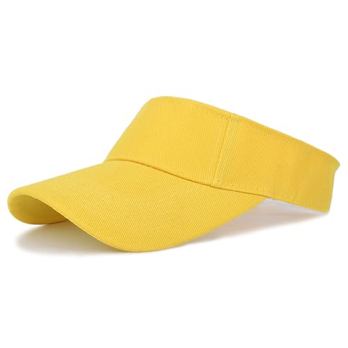 Kinder Visor Cap UV-Schutz Schirmmütze für 4-10 Jahre Mädchen Jungen UPF 50+Sommerhut Golf Tennis Kappe Sport Mütze Running Strand Visier Cap Atmungsaktiv und Schweißabsorbierend Sonnenhut Sommerkappe von HRXYYCX