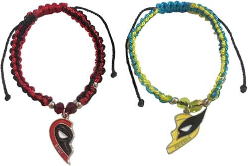 HSAJS 2 Stück Herzform Ohrringe Tropfen Maskenmotiv Freundschaftsschmuck Emaille Anhänger Damen Accessoires Schmuckset Partnerlook von HSAJS