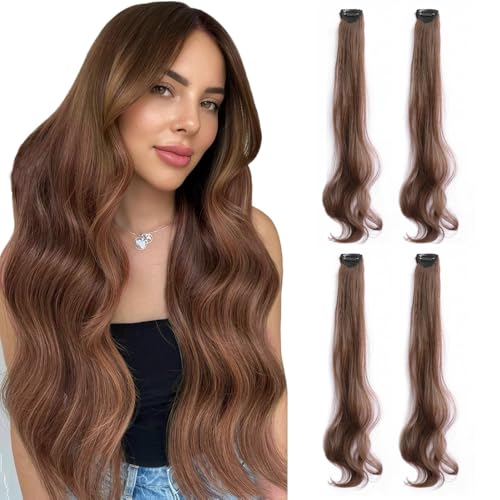 HSAJS 4PCS Extensions Echthaar Clip für Damen Mädchen Haarverlängerung Haarteil Lockiges Echthaar Invisible Clip Remy Human Hair 50cm HSAJS 4PCS Extensions Echthaar Clip für Damen Mädchen Haarverlängerung Haarteil Lockiges Echthaar Invisible Clip Remy Human Hair 50cm von HSAJS