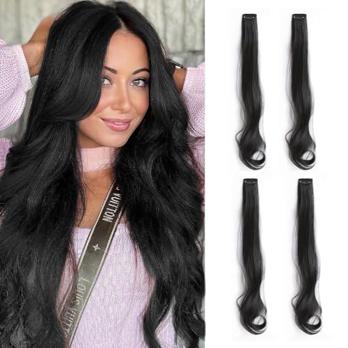 HSAJS 4PCS Extensions Echthaar Clip für Damen Mädchen Haarverlängerung Haarteil Lockiges Echthaar Invisible Clip Remy Human Hair 50cm HSAJS 4PCS Extensions Echthaar Clip für Damen Mädchen Haarverlängerung Haarteil Lockiges Echthaar Invisible Clip Remy Human Hair 50cm von HSAJS