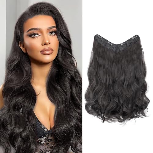 HSAJS Clip in Extensions Echthaar Haarverlängerung Lockige Perücke Nahtlos Haarextension Synthetik Hair Unsichtbarem Haarteile für Damen Mädchen 45cm HSAJS Clip in Extensions Echthaar Haarverlängerung Lockige Perücke Nahtlos Haarextension Synthetik Hair Unsichtbarem Haarteile für Damen Mädchen 45cm von HSAJS
