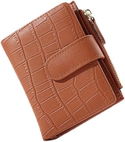 HSAJS Elegante Damen Geldbörse Aus Hochwertigem Leder Mit Krokodilprägung Multifunktional Und Kompakt Ideal Für Den Täglichen Gebrauch Stilvolle Und Praktische Damen Brieftasche von HSAJS