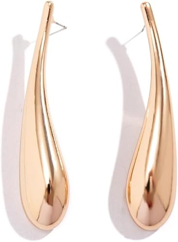 HSAJS Tropfenform Ohrringe Elegant Glänzend Schmuck Damen Ohrstecker Hochwertig Klassisch Statement Ohrschmuck Zeitlos von HSAJS