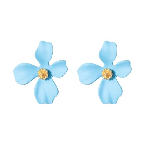 HSAJS Ohrringe für Damen Blume Tropfen Hängeohrringe mit Blütenblattmotiv Gänseblümchen Boho Hypoallergen Modeschmuck Weihnachten Valentinstag Verlobung HSAJS Ohrringe für Damen Blume Tropfen Hängeohrringe mit Blütenblattmotiv Gänseblümchen Boho Hypoallergen Modeschmuck Weihnachten Valentinstag Verlobung von HSAJS