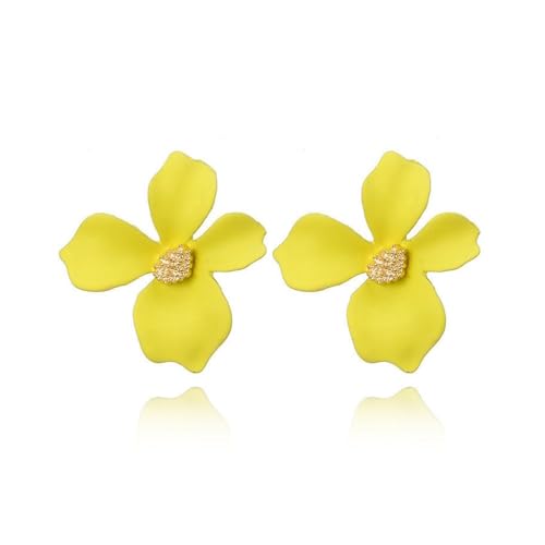 HSAJS Blütenform Ohrstecker Blumen Ohrringe Damenohrringe Schmuck Accessoires Damen Schmuckstücke Elegante Ohrstecker von HSAJS