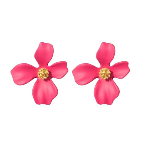 HSAJS Blütenform Ohrstecker Blumen Ohrringe Damenohrringe Schmuck Accessoires Damen Schmuckstücke Elegante Ohrstecker von HSAJS