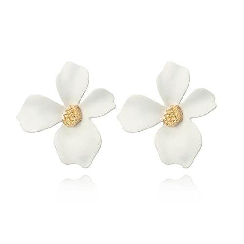 HSAJS Blütenform Ohrstecker Blumen Ohrringe Damenohrringe Schmuck Accessoires Damen Schmuckstücke Elegante Ohrstecker von HSAJS