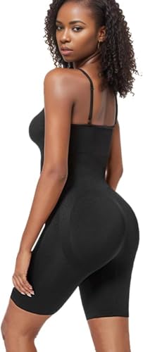 HSAJS Shapewear Damen Body Shaping Bodysuit Bauchweg Stark Formend Mieder Taillenformer Korsett Formbody Atmungsaktiv Rutschfest Oberschenkel Bodysuit von HSAJS