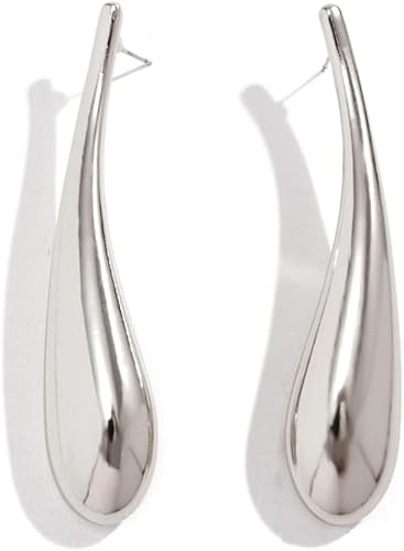 HSAJS Tropfenform Ohrringe Elegant Glänzend Schmuck Damen Ohrstecker Hochwertig Klassisch Statement Ohrschmuck Zeitlos von HSAJS