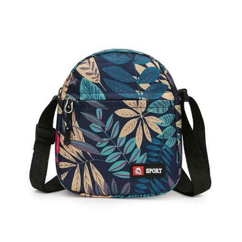 HSAJS Crossbody Tasche Damen Umhängetasche Klein Schultertasche Blumenmuster Handtasche Mittelgroß Taschen für Frauen Mädchen Kleine Tasche von HSAJS