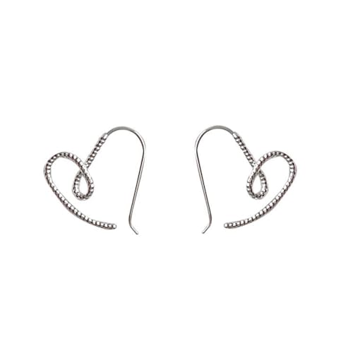 Ohrstecker Silber 925 für Damen Herz Ohrringe Kleine Silber Herzohrringe Herzförmigen Ohrstecker in Einem Minimalistischen Style Geschenkidee Geburtstag Jahrestag Hochzeitstag von HSAJS