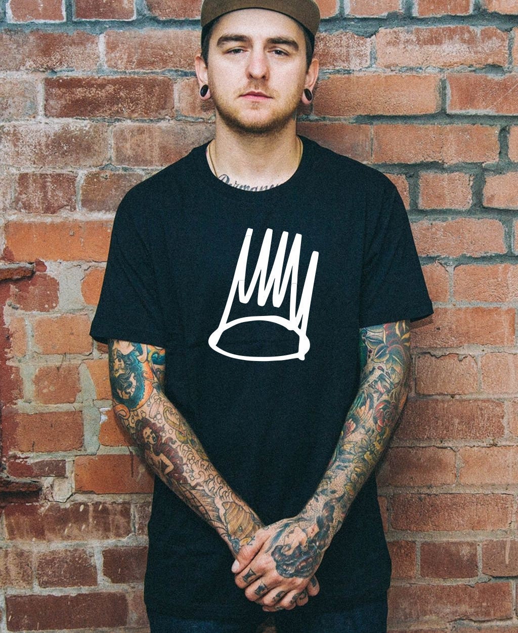 J Cole Shirt Geboren Sinner T-Shirt Dreamville Nation Vintage Schwarz Aufnahmen Rap Hip Hop Kendrick Lamar Tshirt Tde Edm Dj Man's Top von HSApparel