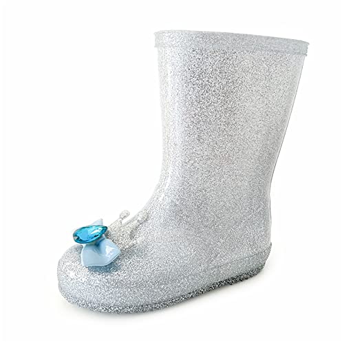 HSD Kinder-Regenstiefel Mädchen Prinzessin Wasserschuhe Rutschfester Schlauchstiefel (Kleinkind/kleines Kind) für Pfützenspritzer Gummistiefel Kinder 39 von HSD