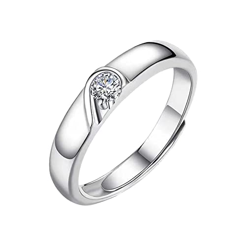 S925 Sterling Silber für immer Ehering Knoten Paar Ringöffnung verstellbarer Ring Wasser Ringe von HSD