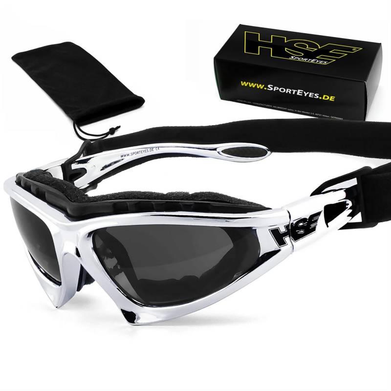 HSE - SportEyes Motorradbrille FALCON-X, Steinschlagbeständig durch Kunststoff-Sicherheitsglas HSE - SportEyes Motorradbrille FALCON-X, Steinschlagbeständig durch Kunststoff-Sicherheitsglas von HSE - SportEyes