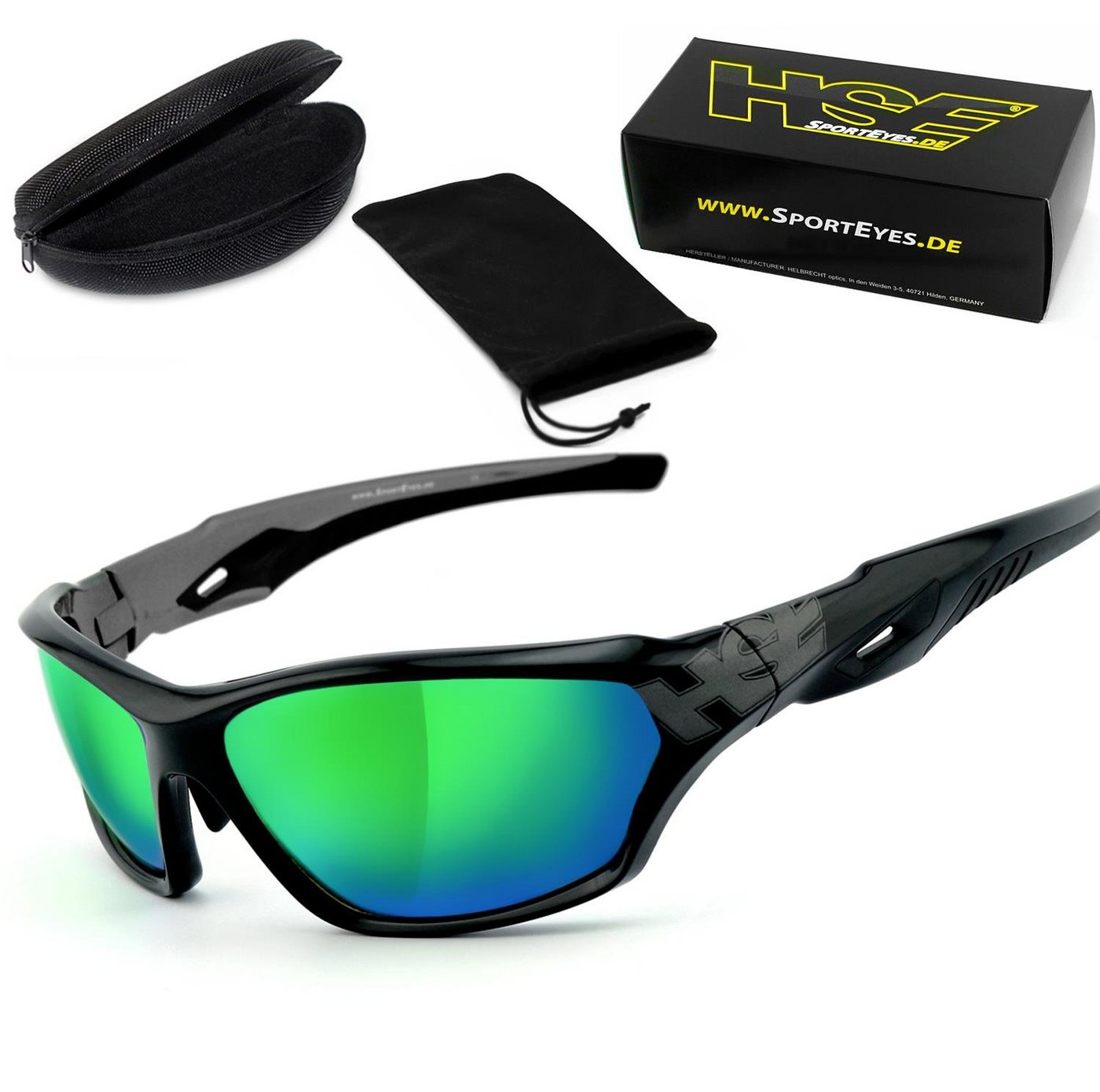 HSE - SportEyes Sportbrille 2093bs, Steinschlagbeständig durch Kunststoff-Sicherheitsglas HSE - SportEyes Sportbrille 2093bs, Steinschlagbeständig durch Kunststoff-Sicherheitsglas von HSE - SportEyes