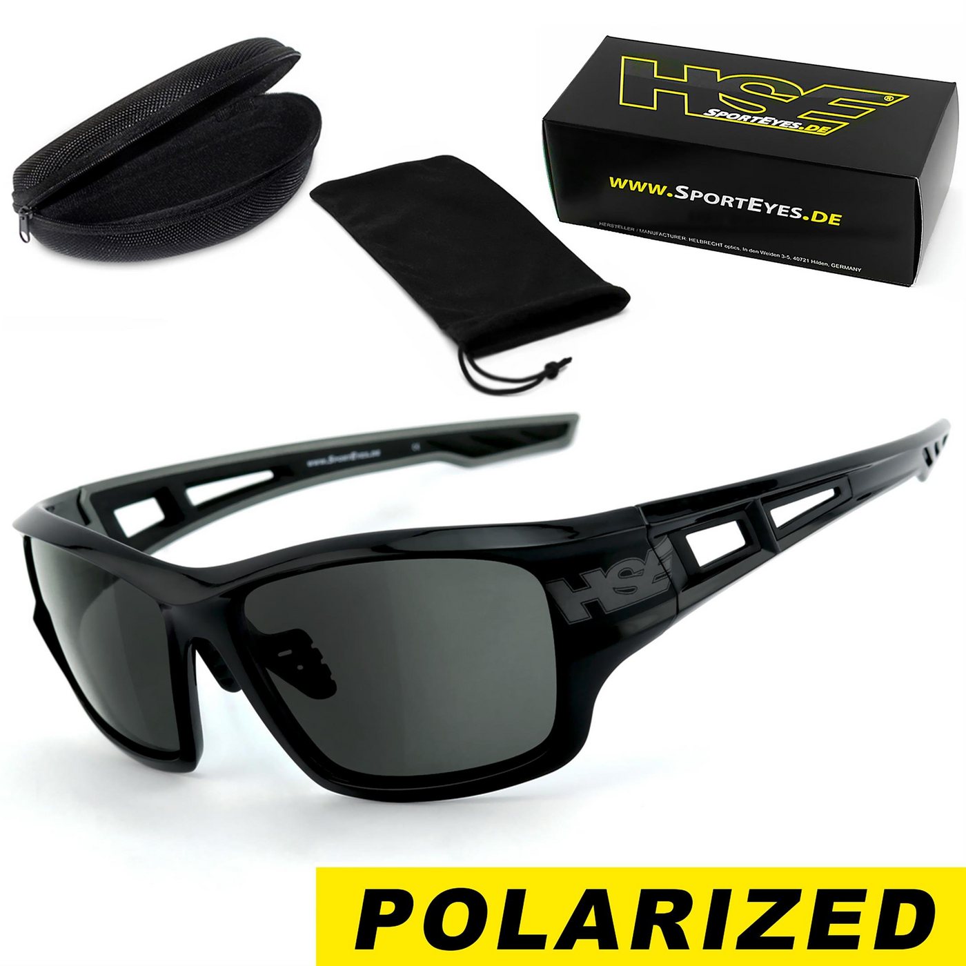 HSE - SportEyes Sportbrille 2095bs - polarisierend, Steinschlagbeständig durch Kunststoff-Sicherheitsglas HSE - SportEyes Sportbrille 2095bs - polarisierend, Steinschlagbeständig durch Kunststoff-Sicherheitsglas von HSE - SportEyes