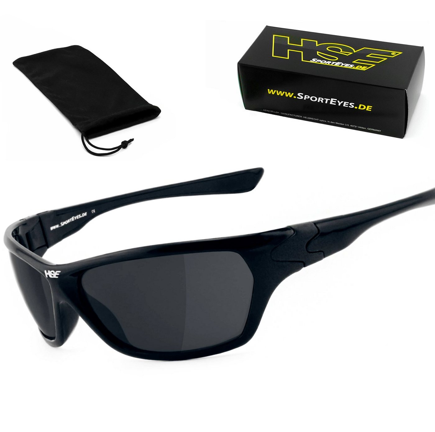 HSE - SportEyes Sportbrille HIGHSIDER, Steinschlagbeständig durch Kunststoff-Sicherheitsglas HSE - SportEyes Sportbrille HIGHSIDER, Steinschlagbeständig durch Kunststoff-Sicherheitsglas von HSE - SportEyes