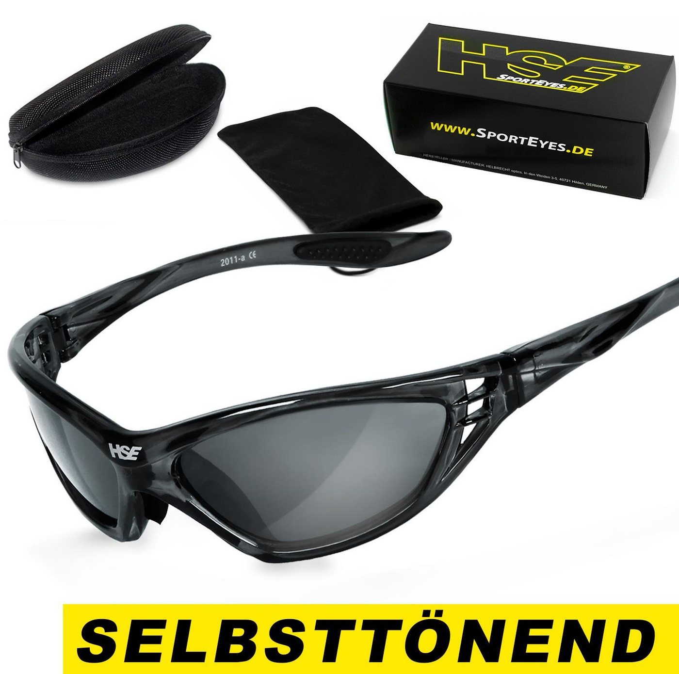 HSE - SportEyes Sportbrille SPEED MASTER 2 selbsttönend, schnell selbsttönende Gläser von HSE - SportEyes