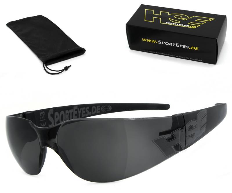 HSE - SportEyes Sportbrille SPRINTER 3.0, Steinschlagbeständig durch Kunststoff-Sicherheitsglas von HSE - SportEyes