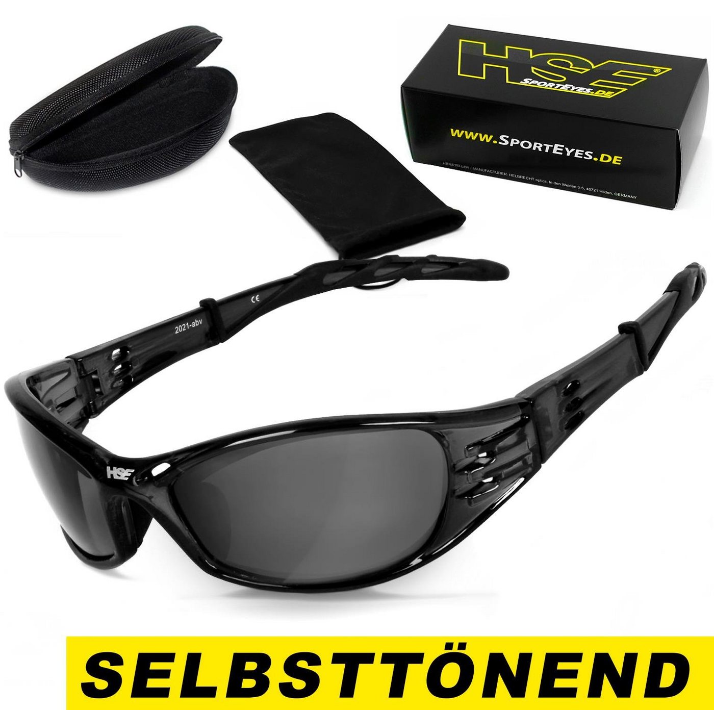 HSE - SportEyes Sportbrille STREET KING 2 - selbsttönend, schnell selbsttönende Gläser von HSE - SportEyes