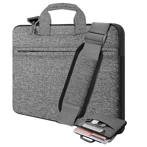 Laptop-Schutzhülle, 15,6 Zoll (39,6 cm), langlebig, stoßfest, schützende Computer-Tragetasche, Aktentasche mit mehreren Taschen und Gurt, kompatibel mit den meisten 15,6-Zoll-Notebooks von HSEOK