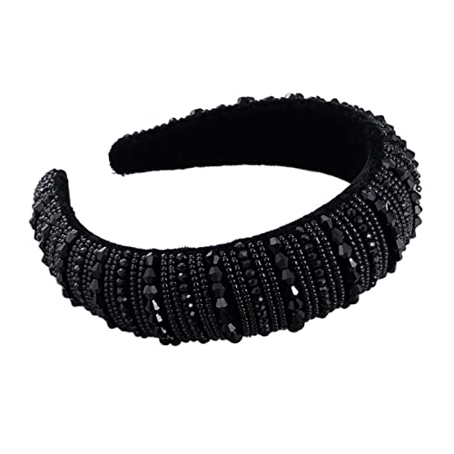 TRUSTTWO Barock Frauen Haarschmuck Perlen Perlen Stirnbänder Hochwertige Vollperle Gepolsterte Haarband Braut Hochzeit Stirnbänder The New(7) von HSHSWA