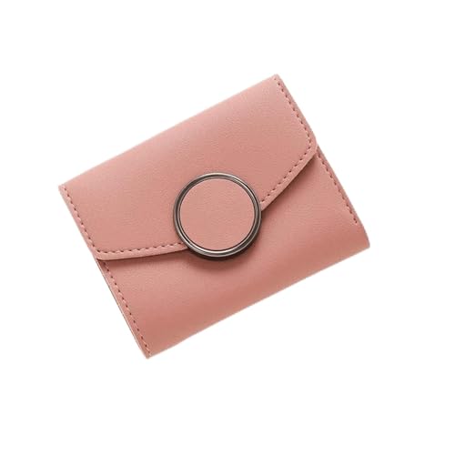 HSHTTKL Portemonnaie Damen-Geldbörse, klein, zweifach faltbar, Kurze Geldbörse, Clutch, Münzfach, Multi-Kartenhalter, kompakte Größe, Münzfach, Geschenk für Mädchen und Damen Kompakt von HSHTTKL