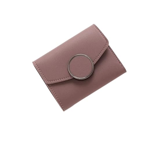 HSHTTKL Portemonnaie Damen-Geldbörse, klein, zweifach faltbar, Kurze Geldbörse, Clutch, Münzfach, Multi-Kartenhalter, kompakte Größe, Münzfach, Geschenk für Mädchen und Damen Kompakt von HSHTTKL