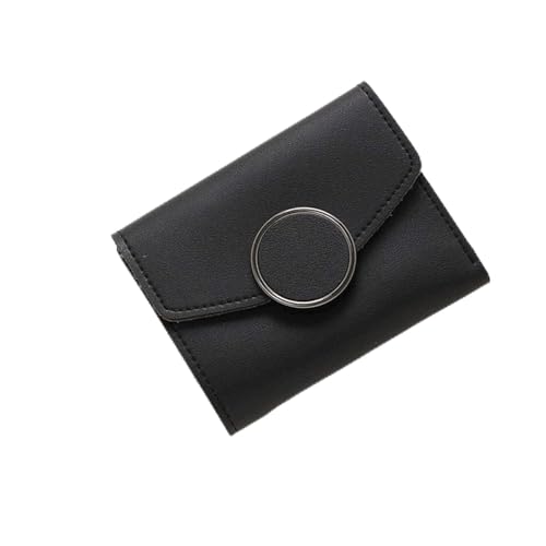 HSHTTKL Portemonnaie Damen-Geldbörse, klein, zweifach faltbar, Kurze Geldbörse, Clutch, Münzfach, Multi-Kartenhalter, kompakte Größe, Münzfach, Geschenk für Mädchen und Damen Kompakt von HSHTTKL