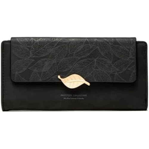 HSHTTKL Portemonnaie Großes Fassungsvermögen, Lange Geldbörse, Clutch, klassisch, langlebig, Kartenhalter, Münze, Elegante Damen-Retro-Geldbörsen für Mädchen und Damen Kompakt von HSHTTKL