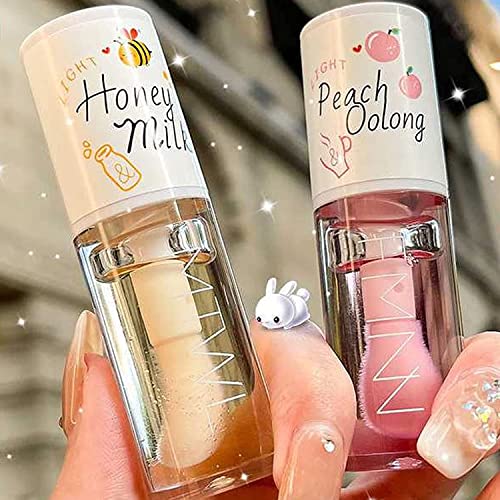 2er Set Crystal Jelly Moisturizing Lip Gloss Feuchtigkeitsspendender Lippenbalsam Langanhaltender Lipgloss Öl Lippenpflege 2er Set Crystal Jelly Moisturizing Lip Gloss Feuchtigkeitsspendender Lippenbalsam Langanhaltender Lipgloss Öl Lippenpflege von HSLFUAI