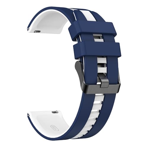 HSPTR 22 mm Silikon-Ersatzarmband für Huawei Watch 4 3 Pro GT4 3 Pro 46 mm Sportarmband für Huawei GT3 Buds Ultimate Band Armband Armbänder, 22 mm, Achat von HSPTR