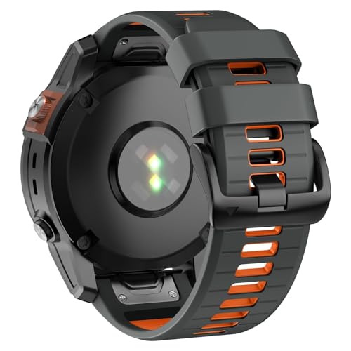 HSPTR 22 mm Uhrenarmband für Garmin Fenix 7 Pro/Fenix 7/Fenix 6/Fenix 6 Pro/Fenix 5/Epix Pro, 47 mm, 22 mm Silikon-QuickFit-Ersatzbänder für Garmin Forerunner 965/955/945/935, Einheitsgröße, Achat HSPTR 22 mm Uhrenarmband für Garmin Fenix 7 Pro/Fenix 7/Fenix 6/Fenix 6 Pro/Fenix 5/Epix Pro, 47 mm, 22 mm Silikon-QuickFit-Ersatzbänder für Garmin Forerunner 965/955/945/935, Einheitsgröße, Achat von HSPTR