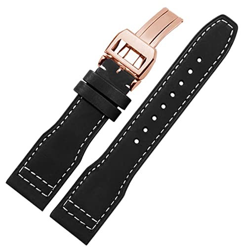 HSPTR 22 mm Uhrengruppe aus hochwertigem Leder für IWC IW326201 / IW377701 Big Series Pilot Series, Original-Streifen, 22mm, Achat von HSPTR