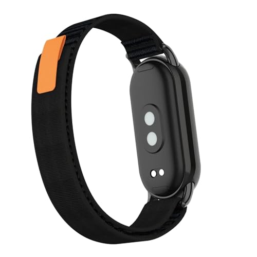 HSPTR Atmungsaktives Nylon-Armband für Xiaomi Mi Band 8 9, Sportarmband, Metallkopfpartikel, Sommer-Ersatzgürtel, Zubehör, For Mi Band 8, Achat von HSPTR