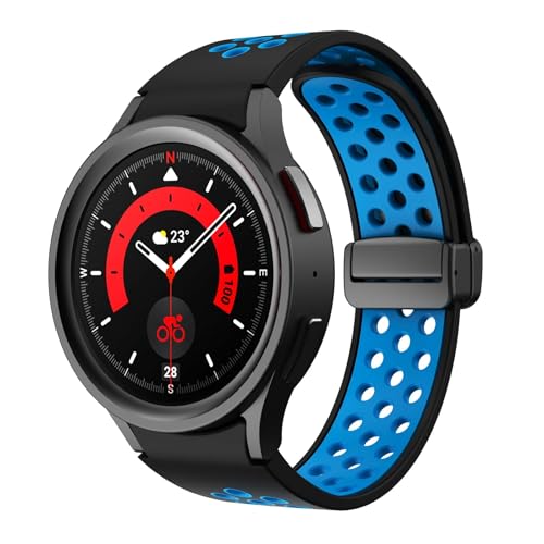 HSPTR Silikonarmband für Samsung Galaxy Watch 6 Classic, 43 mm, 47 mm, 5Pro, 45 mm, Magnetschnalle, Armband für Galaxy Watch 6, 5, 4, 40 mm, 44 mm, Watch 4 5 40MM 44MM, Achat HSPTR Silikonarmband für Samsung Galaxy Watch 6 Classic, 43 mm, 47 mm, 5Pro, 45 mm, Magnetschnalle, Armband für Galaxy Watch 6, 5, 4, 40 mm, 44 mm, Watch 4 5 40MM 44MM, Achat von HSPTR