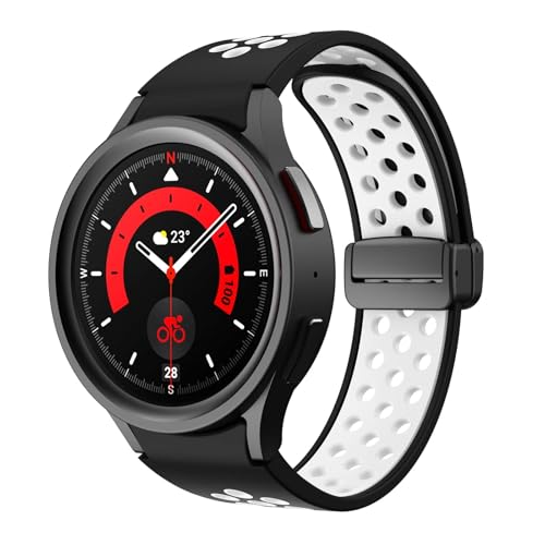 HSPTR Silikonarmband für Samsung Galaxy Watch 6 Classic, 43 mm, 47 mm, 5Pro, 45 mm, Magnetschnalle, Armband für Galaxy Watch 6, 5, 4, 40 mm, 44 mm, Watch 5 Pro 45MM, Achat HSPTR Silikonarmband für Samsung Galaxy Watch 6 Classic, 43 mm, 47 mm, 5Pro, 45 mm, Magnetschnalle, Armband für Galaxy Watch 6, 5, 4, 40 mm, 44 mm, Watch 5 Pro 45MM, Achat von HSPTR
