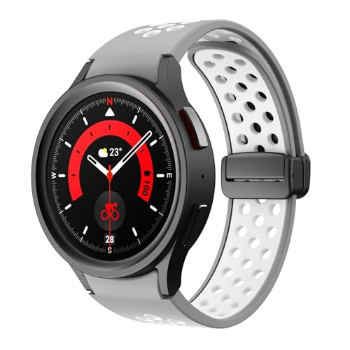 HSPTR Silikonarmband für Samsung Galaxy Watch 6 Classic, 43 mm, 47 mm, 5Pro, 45 mm, Magnetschnalle, Armband für Galaxy Watch 6, 5, 4, 40 mm, 44 mm, Watch 6Clasic 43 47, Achat HSPTR Silikonarmband für Samsung Galaxy Watch 6 Classic, 43 mm, 47 mm, 5Pro, 45 mm, Magnetschnalle, Armband für Galaxy Watch 6, 5, 4, 40 mm, 44 mm, Watch 6Clasic 43 47, Achat von HSPTR