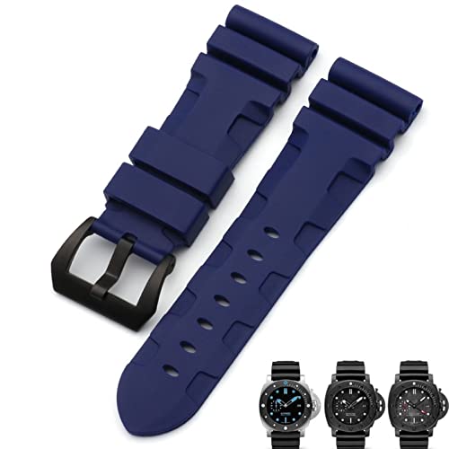HSPTR Uhrenarmband aus Naturkautschuk, 22 mm, 24 mm, 26 mm, für Panerai Luminor PAM441, schwarz, blau, orange, Sport, wasserdicht, Werkzeuge, 26mm, Achat HSPTR Uhrenarmband aus Naturkautschuk, 22 mm, 24 mm, 26 mm, für Panerai Luminor PAM441, schwarz, blau, orange, Sport, wasserdicht, Werkzeuge, 26mm, Achat von HSPTR