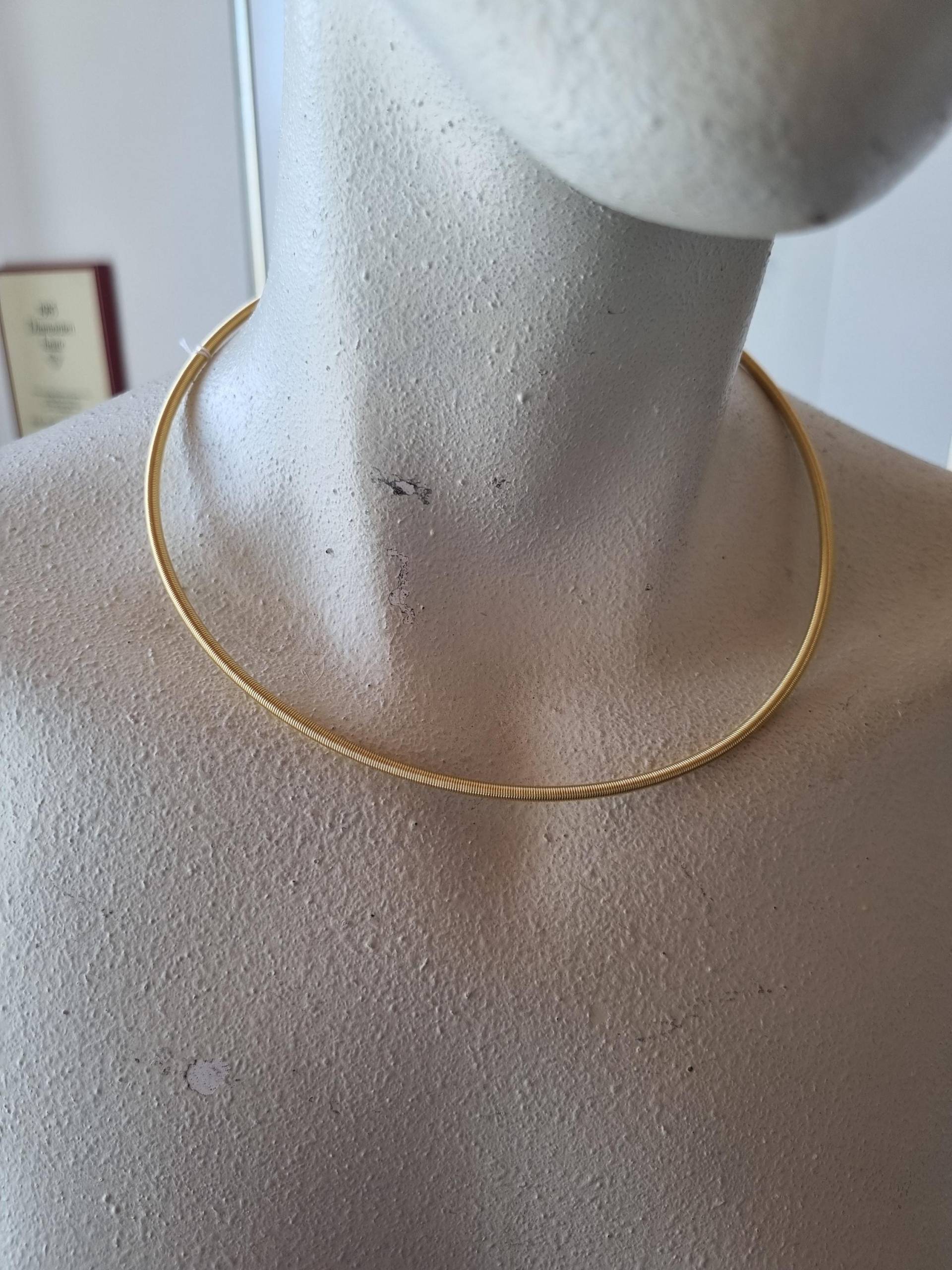 Vergoldetes Edelstahlcollier von HSSSchmuckSchmiede