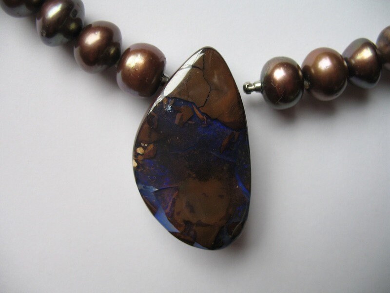 Wechselmechanik Schloss Boulder-Opal von HSSSchmuckSchmiede