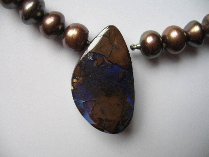 Wechselmechanik Schloss Boulder-Opal von HSSSchmuckSchmiede