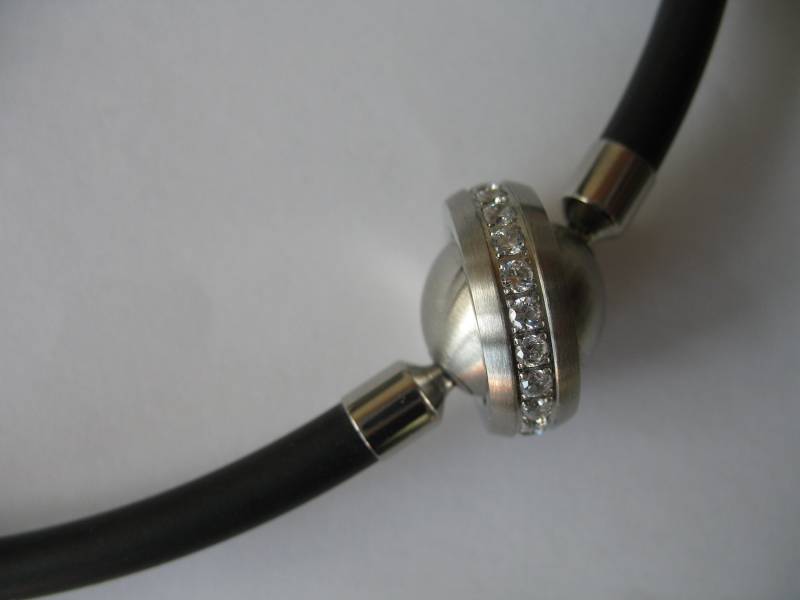 Wechselmechanik Schloss Saturn ;- Aus Edelstahl Mit Zirkonia von HSSSchmuckSchmiede