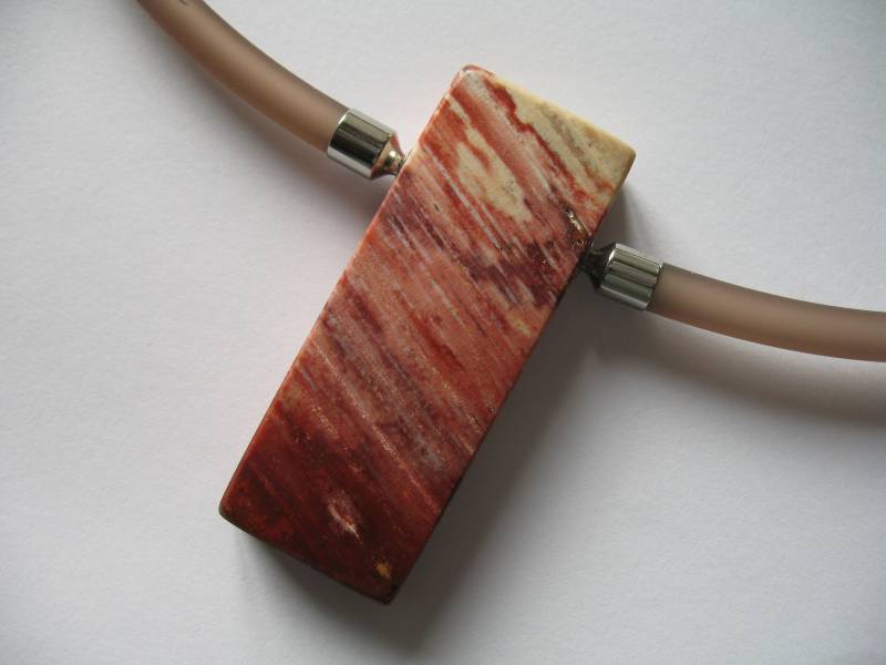 Wechselmechanik Schloss Versteinertes Holz von HSSSchmuckSchmiede