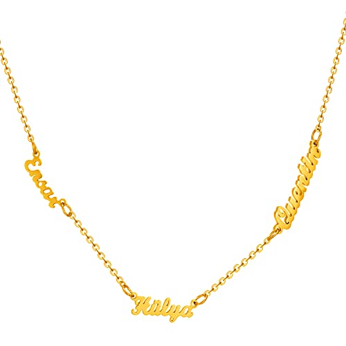 HSWYFCJY Namenskette für Damen, Personalisiert Kette mit Namen, Silber Gold Roségold Namen Kette Halskette Schmuck für Frauen HSWYFCJY Namenskette für Damen, Personalisiert Kette mit Namen, Silber Gold Roségold Namen Kette Halskette Schmuck für Frauen von HSWYFCJY