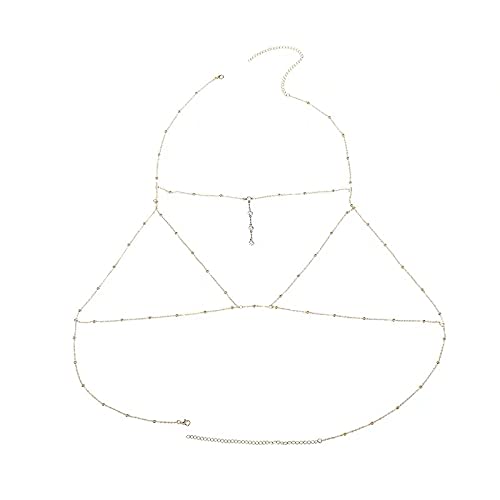 Körperketten Quaste Bikini Brustkette Körper Taille Kette Strand Sexy mehrschichtige Quaste Körperschmuck Frauen Brustkette von HSYHKDSY