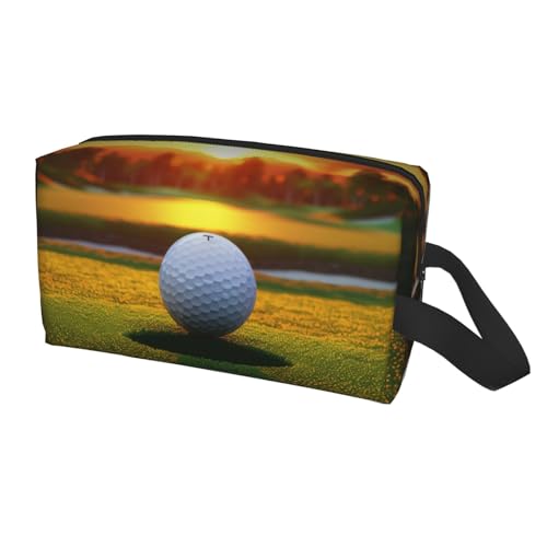 HSYOYO Reise-Kulturbeutel für Damen und Herren, tragbar, zum Aufhängen, wasserdicht, Kosmetik-Organizer, große Kapazität, Rasiertasche, Make-up-Tasche, Golfplatzball, Einheitsgröße von HSYOYO