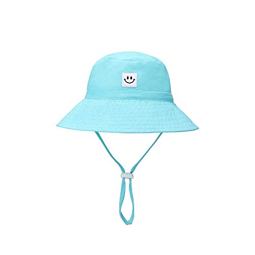 HSYZZY Baby Sonnenhut Smiley-Muster Kleinkinder Fischerhut ​UV Schutz UPF 50+ von HSYZZY