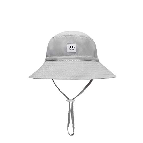 HSYZZY Baby Sonnenhut Smiley-Muster Kleinkinder Fischerhut ​UV Schutz UPF 50+ von HSYZZY